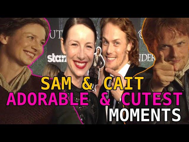 'Outlander' Sam Heughan & Caitriona Balfe Unending Adorable Chemistry  