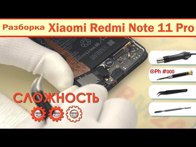 Как разобрать Xiaomi Redmi Note 11 Pro | Решение