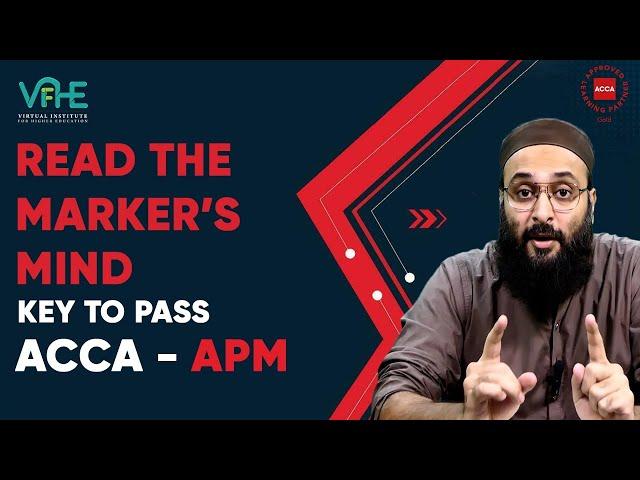 ACCA APM : Read the Markers mind | June '24