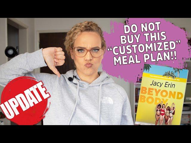 *UPDATED* THE MOST RIDICULOUS "PERSONALIZED" MEAL PLAN | Beyond Body Book Review | Angry Rant