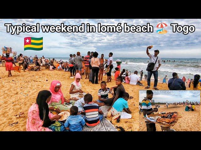 A typical weekend in Togo .  Fun filled Beach front lomé Togo West Africa 