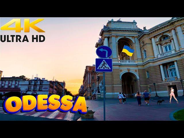 【4K】WALK OPERA ODESSA   UKRAINE   Vlog 4k video TRAVEL