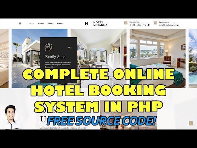 Complete Online Hotel Booking System using PHP MySQL