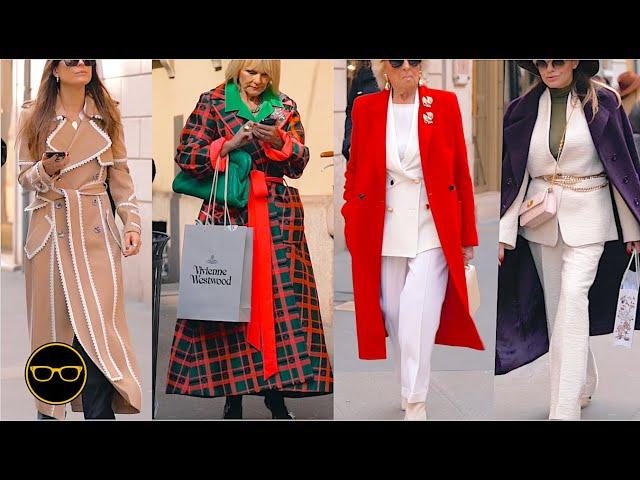 The Elusive Timeless Beauty Elegance : Spring Outfits Street Fashion Style Milan Fashion Week 2025