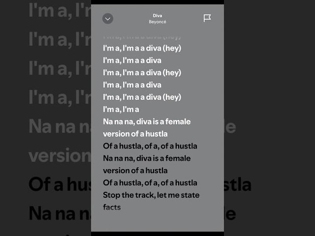Diva - Beyoncé (Lyrics)