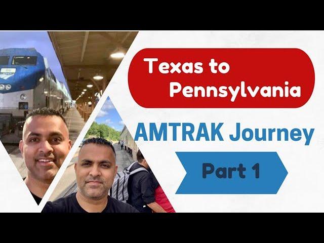 PART 1 AMERICA ON AMTRAK  - SAN ANTONIO - CHICAGO - PITTSBURGH  #amtrak   #texaseagle #train