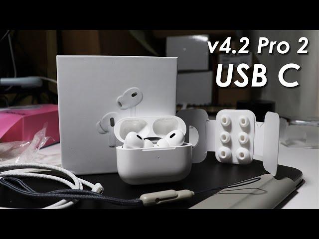 NEW AirPods Pro 2 clone - Danny v4.2 Ultra with USB C, ANC & Transparency Mode! Under $40!