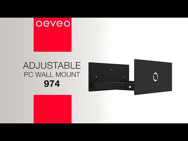 One Size FITS ALL with the Oeveo Adjustable Computer Wall Mount