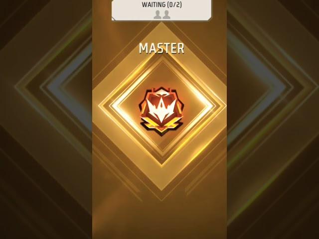 Finally I am going in grandmaster happy happy #bybyfreefire