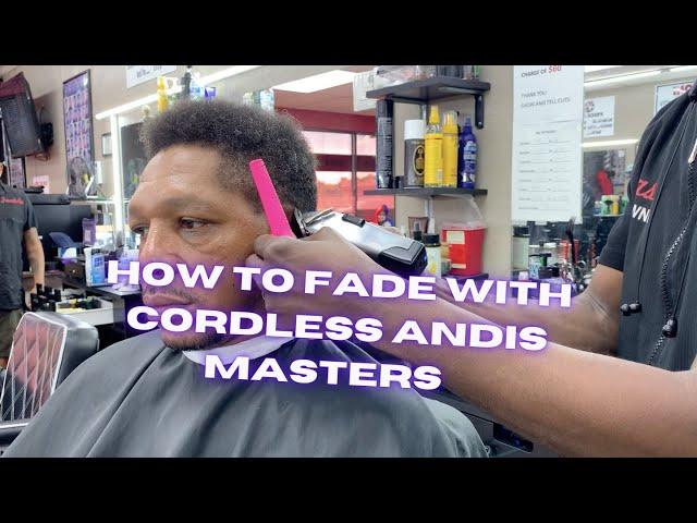 How to Do a Drop Fade with Cordless Masters 