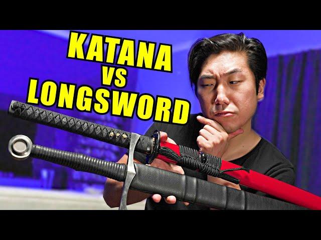 Katana VS Longsword - The Sad TRUTH!