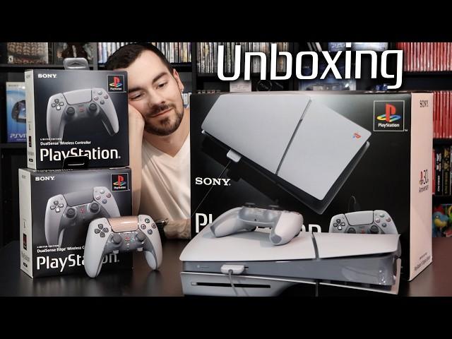 PS5 Slim & DualSense Edge 30th Anniversary Unboxing And Close Look