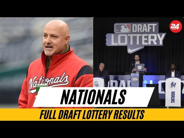 Washington Nationals Secure #1 Pick in 2025 MLB Draft | Full Draft Lottery Results