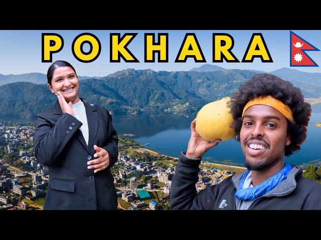 Black Guys First Night in Pokhara 2023  ( Best City in Nepal)