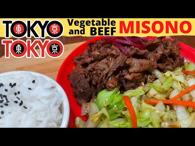 BEEF and Vegetable MISONO ala TOKYO TOKYO Recipe HACK