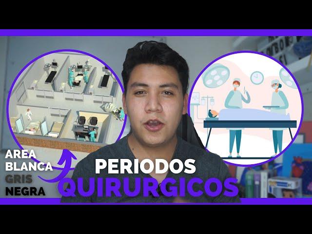 AREAS DEL QUIROFANO || Periodos PRE, TRANS Y POS-OPERATORIOS | Enfermeria Quirurgica