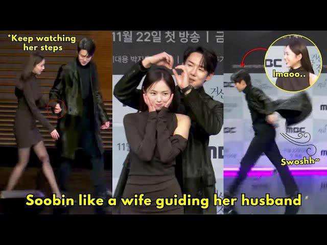 Yoo Yeon Seok keep holding Soo Bin’s hand as they walked up to the stage Why are you like this