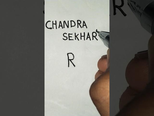 # CHANDRA SEKHAR  name logo # Design # Next name #nameart #shorts #viral # By Rajbir