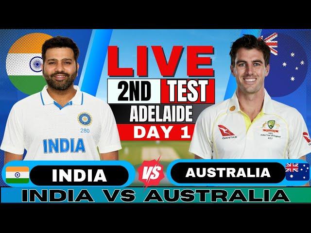 India vs Australia 2nd Test LIVE |  IND vs AUS Live Match Today | Live Cricket IND vs AUS BGT 2024