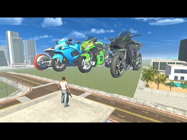 Franklin Found Giant Super Bikes In Indian Bike Driving 3D