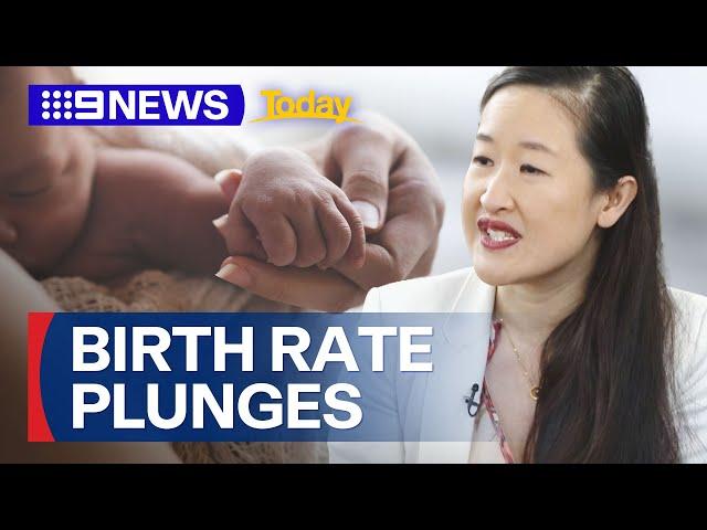 One in six couples experiencing fertility issues as birth rate plummets | 9 News Australia