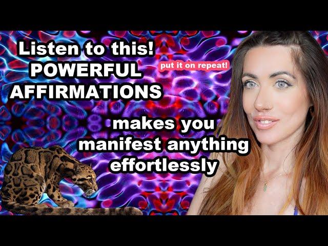 Powerful affirmations to unblock any Manifestation! JUST REPEAT THEM!