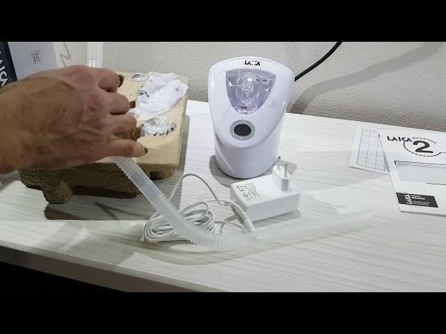 Ultrasonic nebulizer LAICA MD6026, TEST,  Unboxing