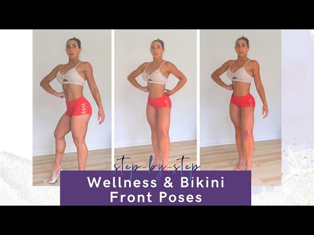 Step-by-Step NPC IFBB Bikini or Wellness Posing Tutorial - Front Pose Variations