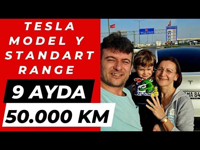 Tesla Model Y Standard Range ile 9 Ayda 50.000 KM Deneyimimiz / Artıları - Eksileri - Maliyeti