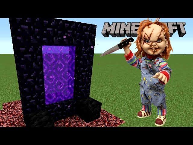 Chucky Portal FOUND In Minecraft! (How To Make  A Portal To Chucky Dimension In Minecraft)