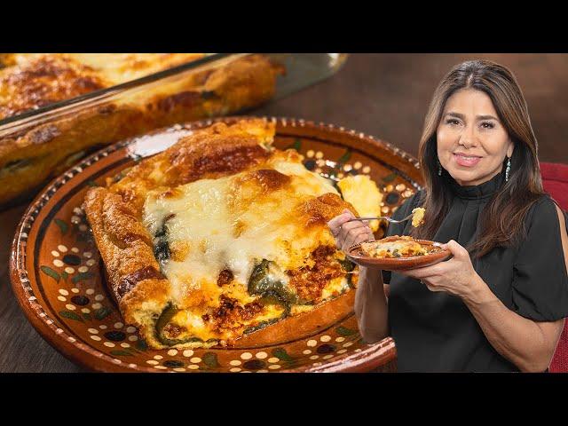 CHILE RELLENO BAKE: Everything You Love About Chile Rellenos in a Casserole/Plus Chorizo