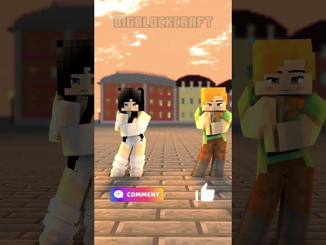 Sheesh  dance battle: Alex vs Sadako  #minecraftshorts