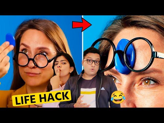 TRYING Funny LIFE HACKS by 5 Minute Crafts