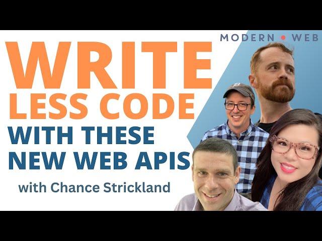 New Web APIs, CSS, Tailwind, and RSC with Chance Strickland, Ben Lesh, Adam Rackis, and Tracy Lee