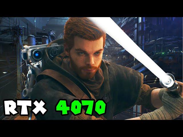 Laptop RTX 4070 - Star Wars Jedi: Survivor Patch 9 - FPS TEST (2024)