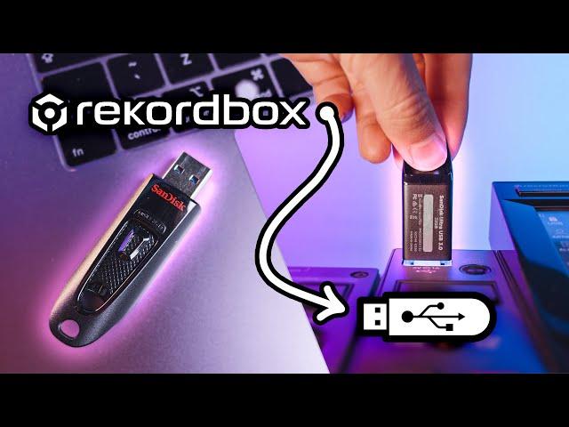 How To Export Rekordbox Playlists To USB