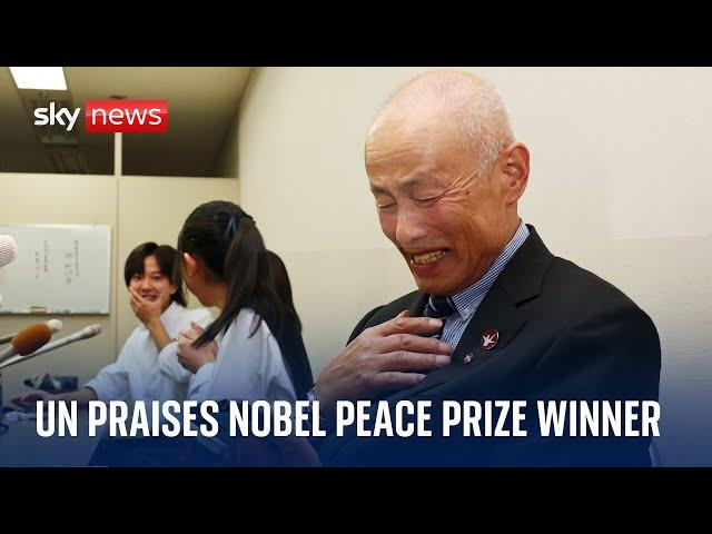 UN news conference on this year's Nobel Peace Prize winner