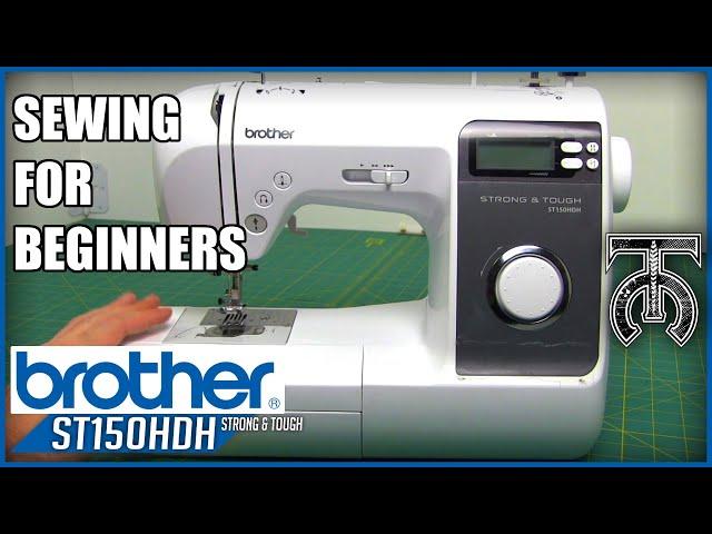 How to use a Sewing Machine - Brother ST150HDH - Heavy Duty - Tock Custom