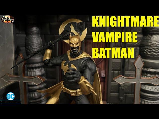 McFarlane DC Multiverse Knightmare Vampire Batman Gold Label Action Figure Review & Comparison