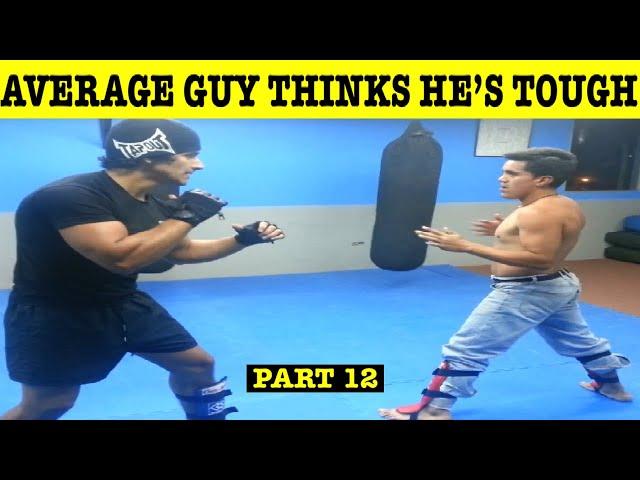 Top 10 Dumbest Regular Guys Challenging Pro Fighters & Getting Crushed