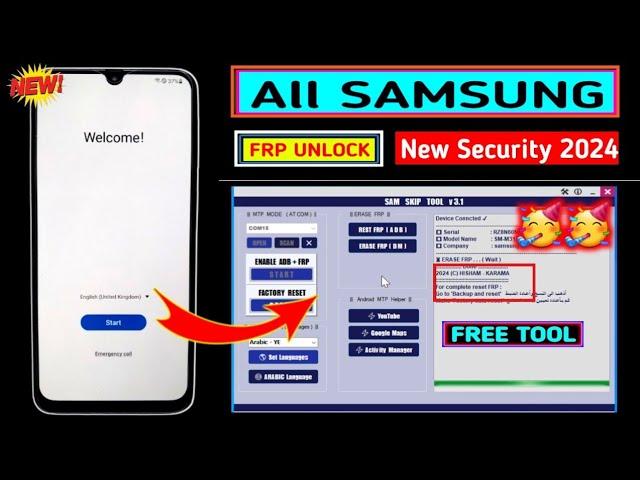  SAM Skip Tool Free New || All Samsung FRP Bypass August 2024  || Android 14-13-12 ||