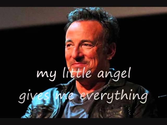 Bruce Springsteen - Jersey girl (lyrics on clip)