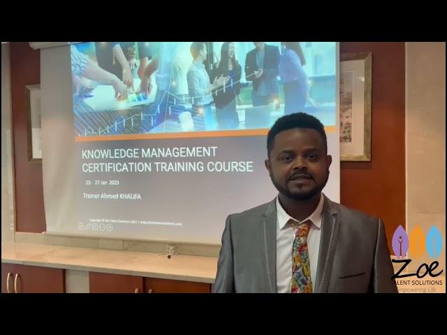 Knowledge Management Certification Training Course | Fitsum Abede