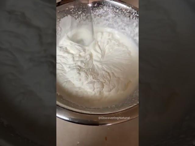 How to make Homemade Whipping Cream in 2 Minutes