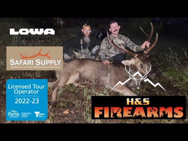 Sambar deer hunting (Thunderstorms & Sambar stags) Guided/hunter education