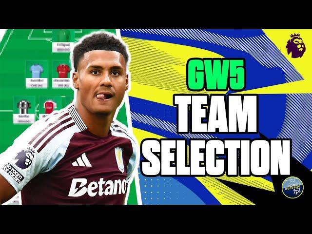 FPL GW5 Team Selection | Fantasy Premier League Tips 24/25