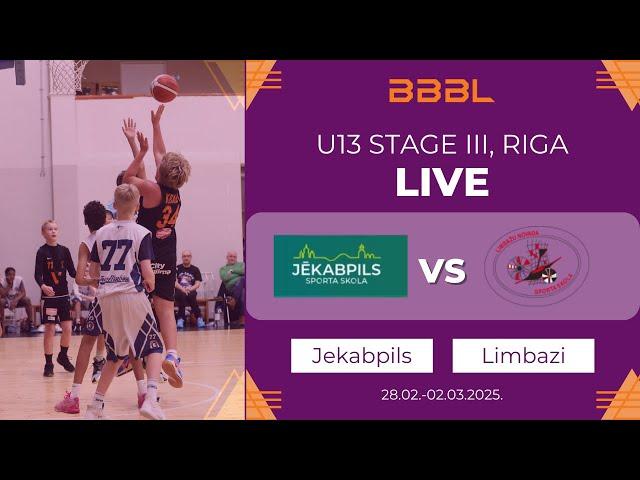 Limbaži/Madona 2012 vs Jēkabpils 2012 | BBBL Boys U13