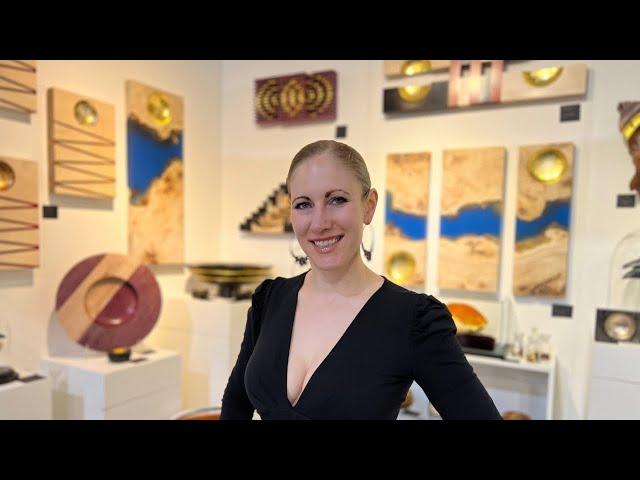 Selling Woodturned Bowls and Art at an Art Fair - featuring Lenore