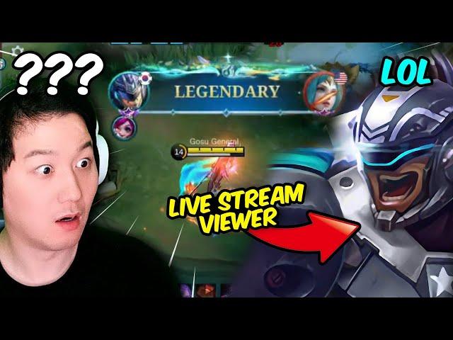 Pro Johnson player!? the Viewer Shocks Stream | Mobile Legends