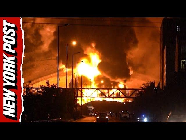 'Tehran is burning': Oil depot in Iran explodes in flames